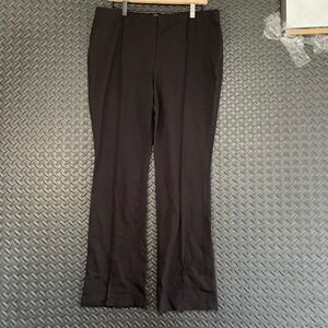 Elizabeth And James Black Flare Pull‎ On Rayon Blend Pants Women's Size XL